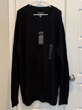 Shaquille O’Neal Men’s Black Crewneck Sweater XLT